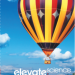 Elevate Science Grade 5 image: multi-colored hotair baloon with the word "Elevate" underneath