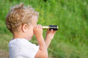 Child with Spyglass