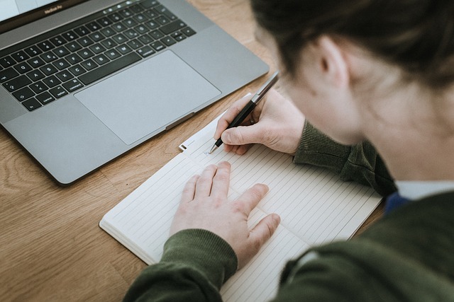 Girl at computer