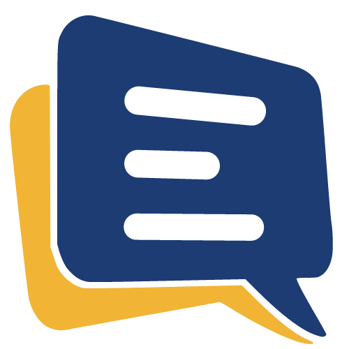 Learning List's Services: Instructional Materials Review icon (gold and blue)