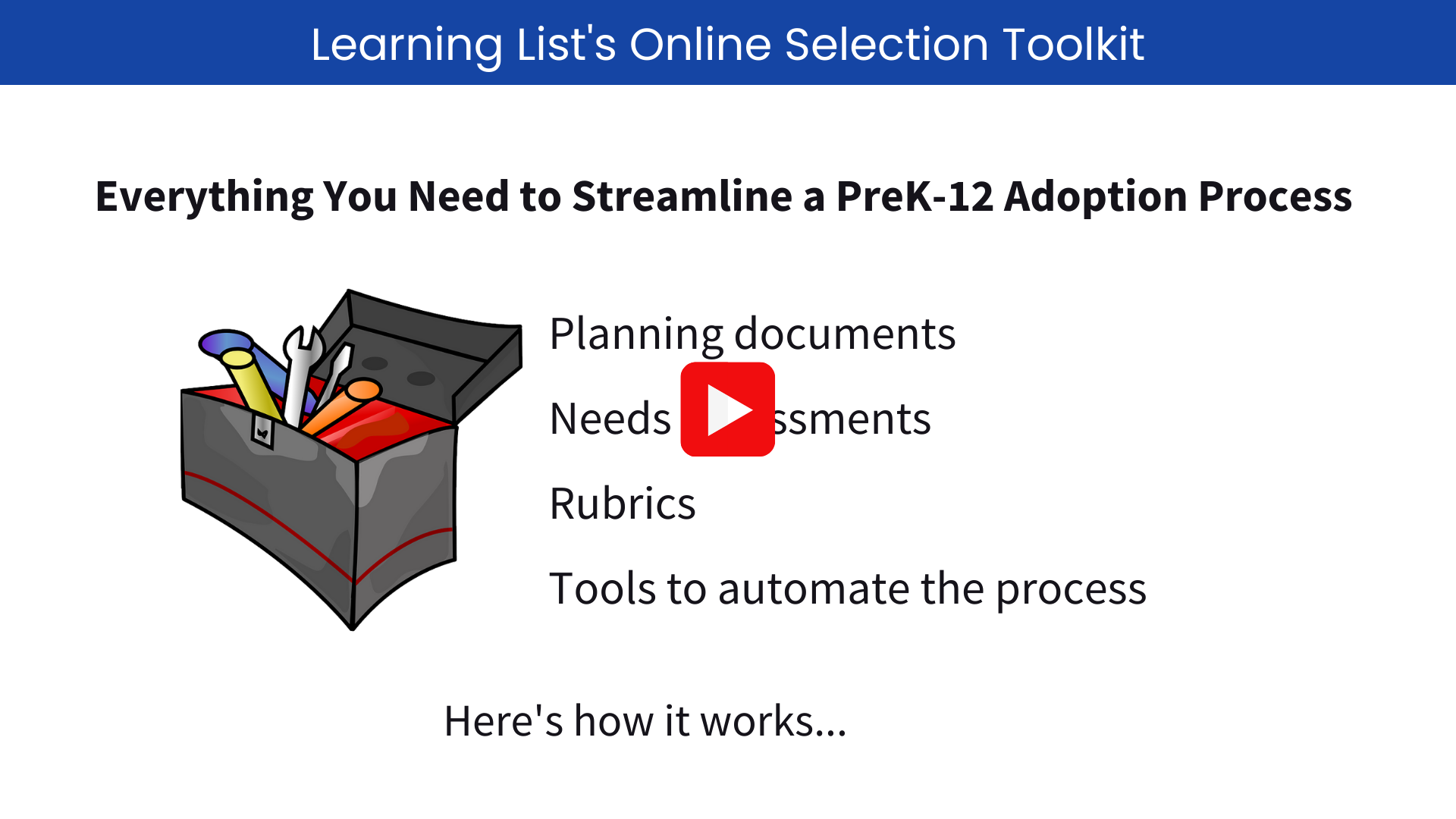 Learning List's Selection Toolkit