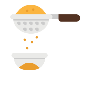 poor quality instructional materials metaphor- image of a sieve